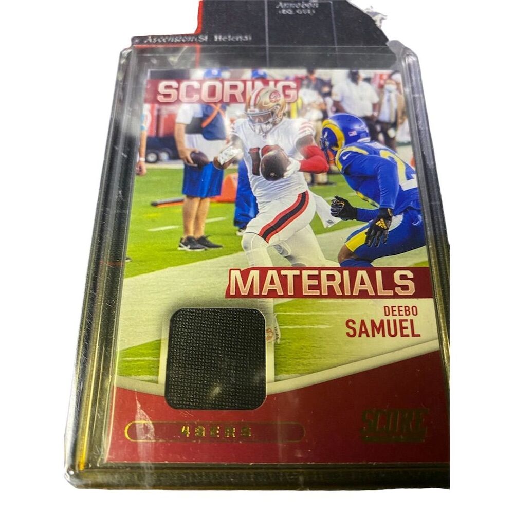 2021 Score Scoring Materials Deebo Samuel Patch Card #SM12 49ers NFL